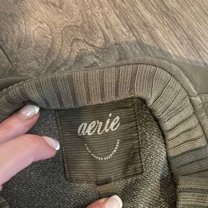 Aerie oversized sweatshirt, medium dark green
